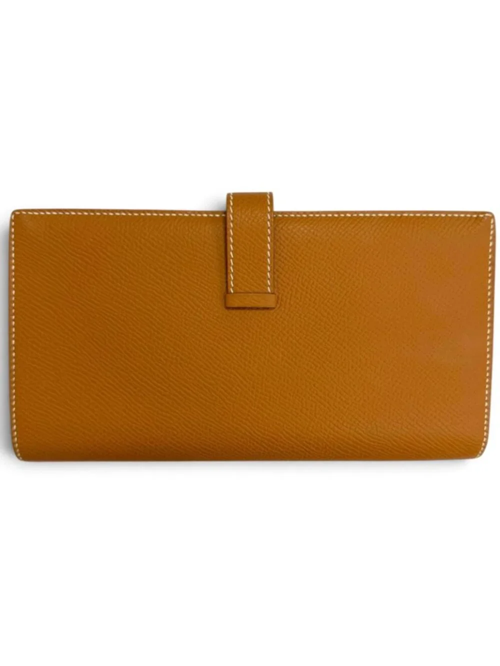 Hermes Bearn Soufflet Veau Epsom Gold Wallet